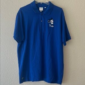 Disney x Lacoste blue Mickey Mouse tennis polo t shirt size 3XL